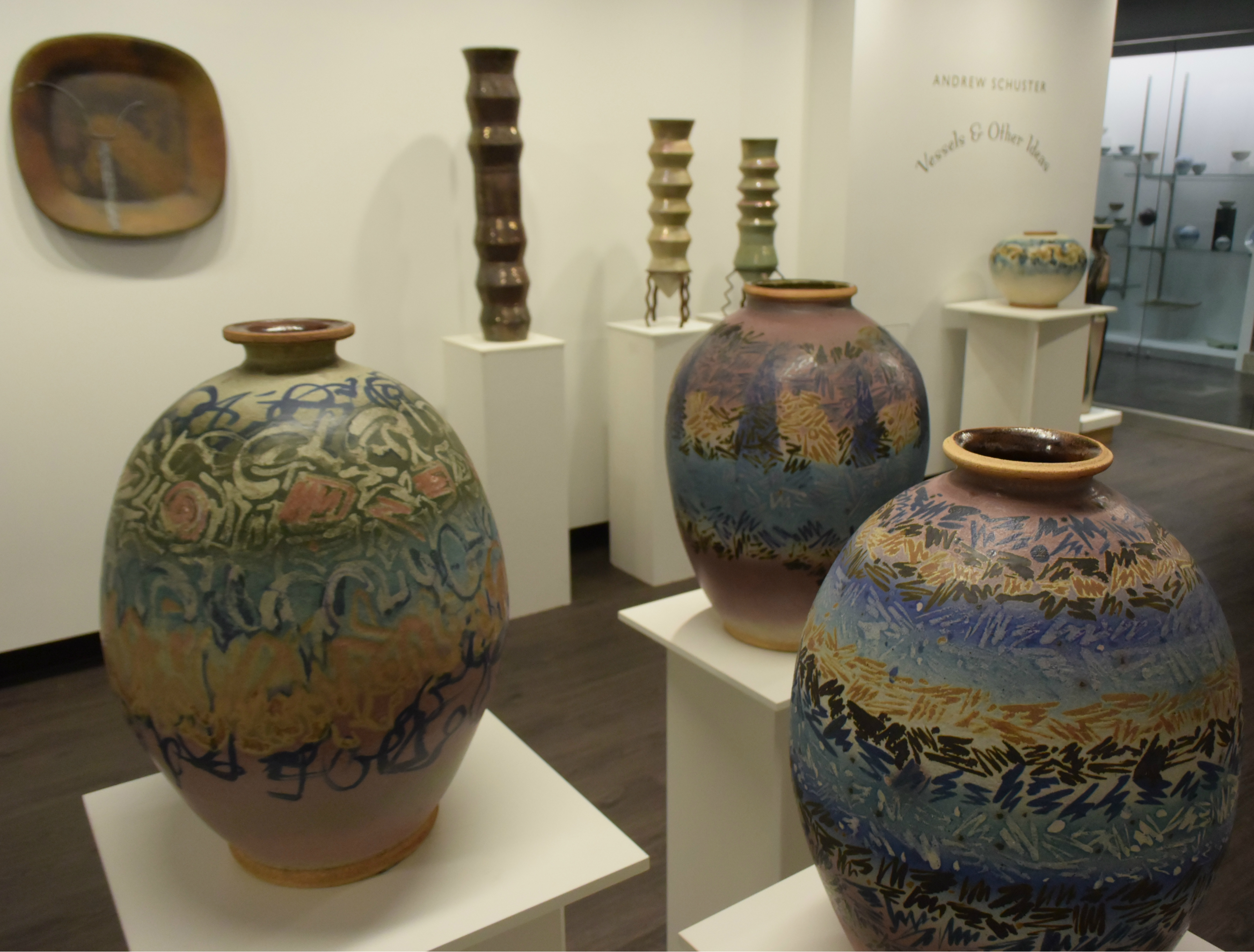 ceramics in the gallery